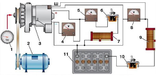 Схема подключения генератора УАЗ 469